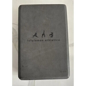 LULULEMON Athletica Discontinued Dense Foam  Yoga Brick Gray Exercise Stretch